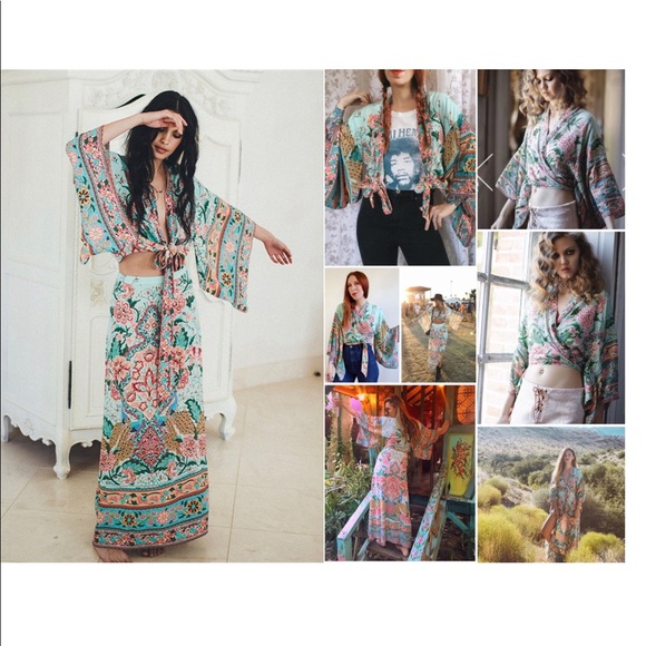 Bohemian Gypsy Style Split Style Skirt - Picture 5 of 8